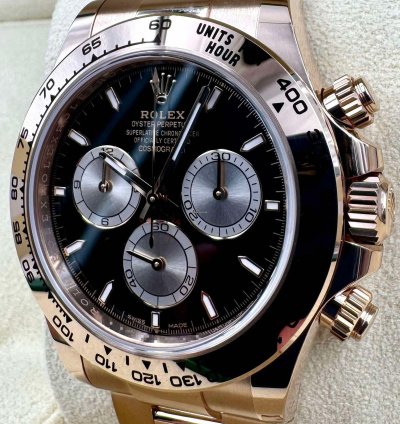 Rolex Daytona 126505 Rose Gold Black Dial Unworn 2024