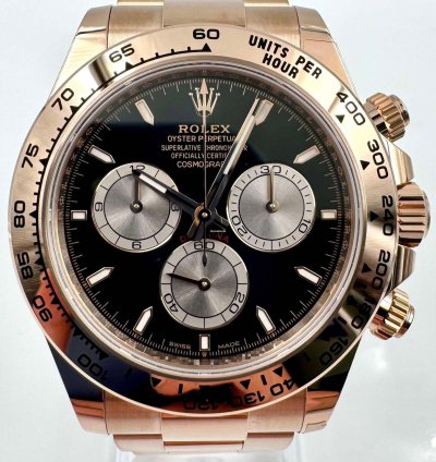 Rolex Daytona 126505 Rose Gold Black Dial Unworn 2024