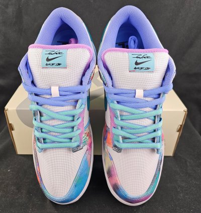 Nike Sb Dunk Low Futura Laboratories Bleached Aqua New