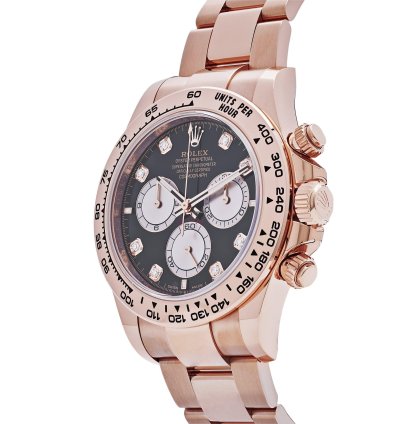 Rolex Daytona 126505 Rose Gold Black Diamond Dial 2024