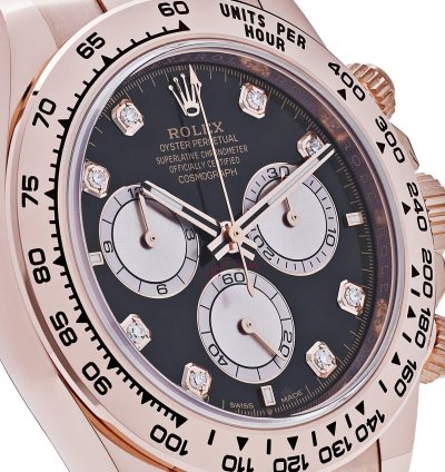 Rolex Daytona 126505 Rose Gold Black Diamond Dial 2024