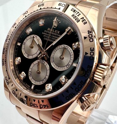 Rolex Daytona 126505 Rose Gold Black Diamond Dial Unworn 2024