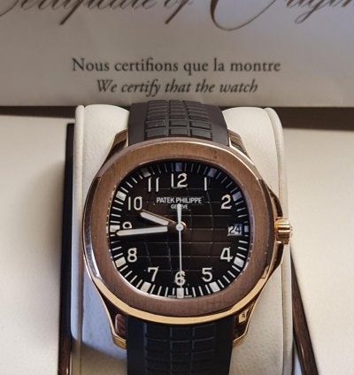 Patek Philippe Aquanaut Rose Gold Full Set In