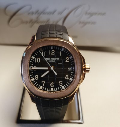 Patek Philippe Aquanaut Rose Gold Full Set In