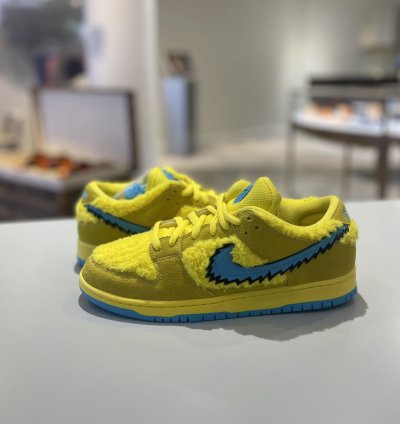 Nike Sb Dunk Low Grateful Dead Bears Opti Yellow