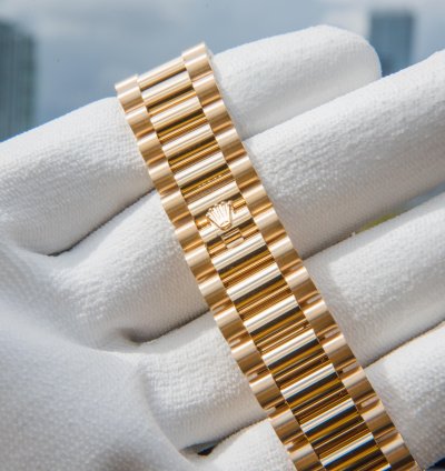 Rolex Day-date 36 36mm 2022 White Roman Dial