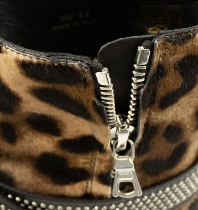 Leopard Print Chain Boot Size 43
