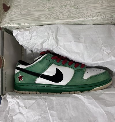Nike Sb Dunk Low Heineken 2003 Size 9 5