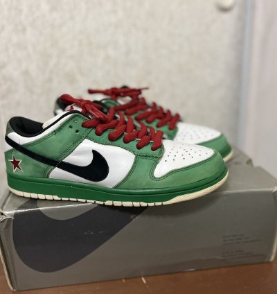 Nike Sb Dunk Low Heineken 2003 Size 9 5