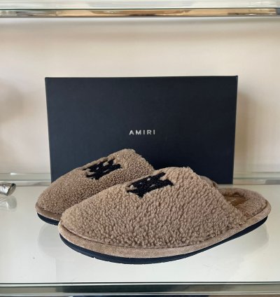 Ma Shearling Lux Slipper In Camel