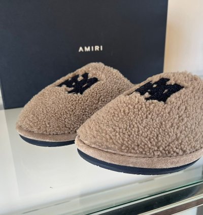 Ma Shearling Lux Slipper In Camel
