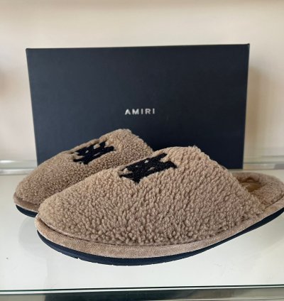 Ma Shearling Lux Slipper In Camel