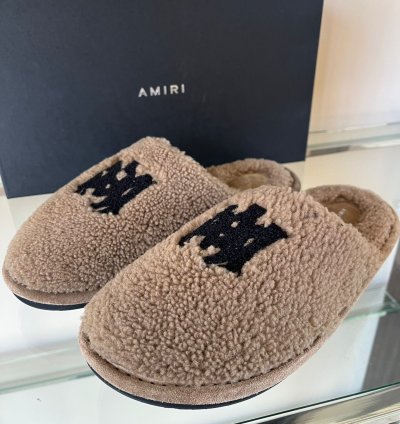 Ma Shearling Lux Slipper In Camel