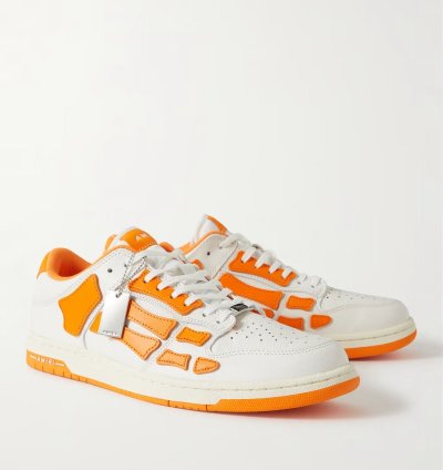 Mike Amiri Skeleton Appliqu Low Tops