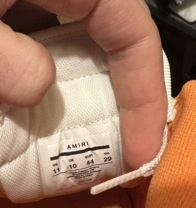 Mike Amiri Skeleton Appliqu Low Tops