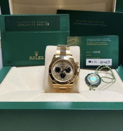 Rolex Daytona 126508 Neu 2023 Pikachu Yml Full Set New Reference
