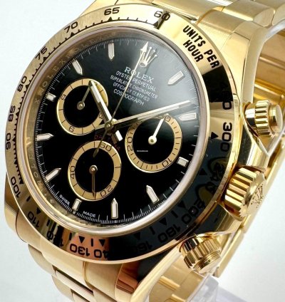 Rolex Daytona 126508 Yellow Gold Black Dial Unworn 2024