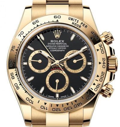 Rolex Daytona 126508 Yellow Gold Black Dial Unworn 2024
