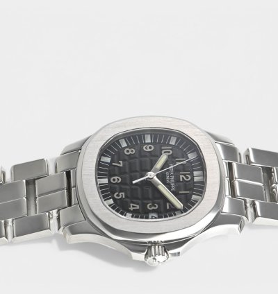 Patek Philippe Aquanaut Steel Black Automatic Date 34x36 3mm Papers 5066 1a