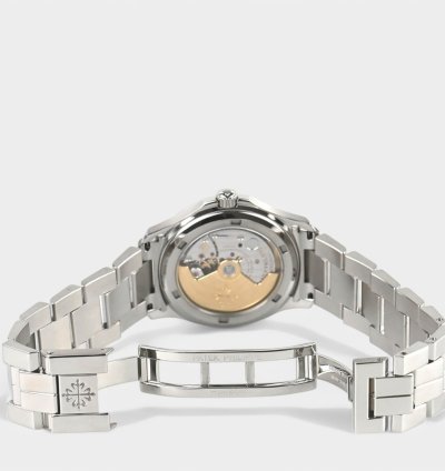 Patek Philippe Aquanaut Steel Black Automatic Date 34x36 3mm Papers 5066 1a