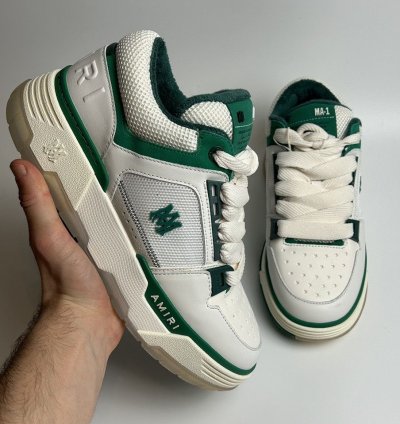 New Amiri Ma-1 Green White