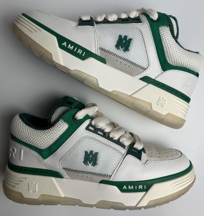 New Amiri Ma-1 Green White
