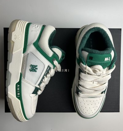 New Amiri Ma-1 Green White