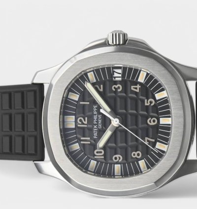 Patek Philippe Aquanaut Steel Black Automatic Date 39 3x37mm Vintage 5065a-001