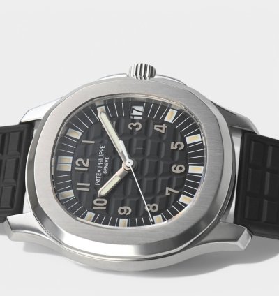 Patek Philippe Aquanaut Steel Black Automatic Date 39 3x37mm Vintage 5065a-001