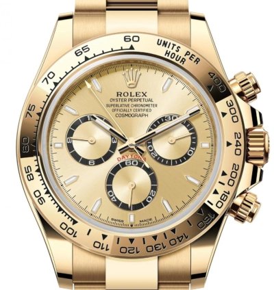 Rolex Daytona 126508 Yellow Gold Champagne Dial Unworn 2024