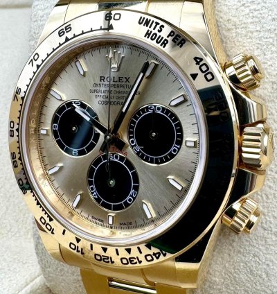 Rolex Daytona 126508 Yellow Gold Champagne Yml Dial Unworn 2024