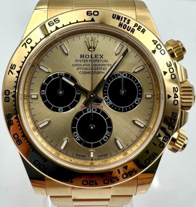 Rolex Daytona 126508 Yellow Gold Champagne Yml Dial Unworn 2024