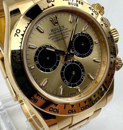 Rolex Daytona 126508 Yellow Gold Champagne Yml Dial Unworn 2024