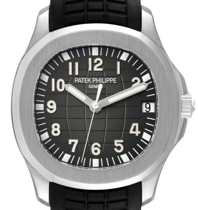 Patek Philippe Aquanaut Steel Rubber Strap Mens Watch 5165a
