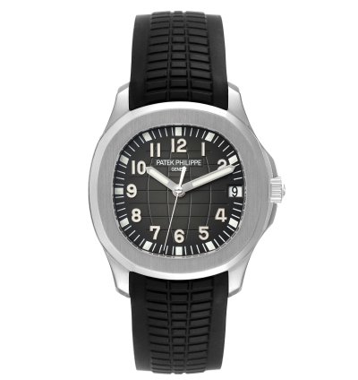 Patek Philippe Aquanaut Steel Rubber Strap Mens Watch 5165a