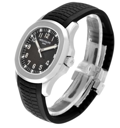 Patek Philippe Aquanaut Steel Rubber Strap Mens Watch 5165a