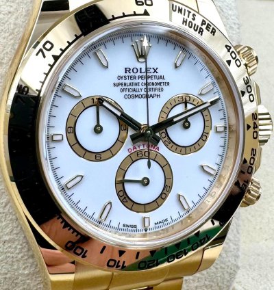 Rolex Daytona 126508 Yellow Gold White Dial Unworn 2024