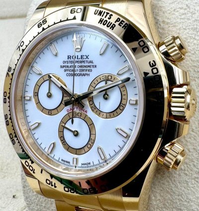 Rolex Daytona 126508 Yellow Gold White Dial Unworn 2024