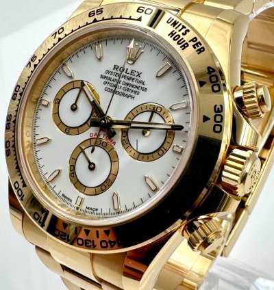 Rolex Daytona 126508 Yellow Gold White Dial Unworn 2024