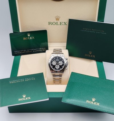Rolex Daytona 126509 Black Dial New 2024 Full Set