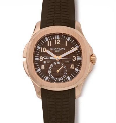 Patek Philippe Aquanaut Travel Time 18k Rose Gold 5164r-001 - Ats-w000024