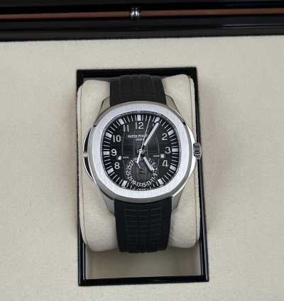 Patek Philippe Aquanaut Travel Time 5164 Dual Time Zone Complete Set In Stock