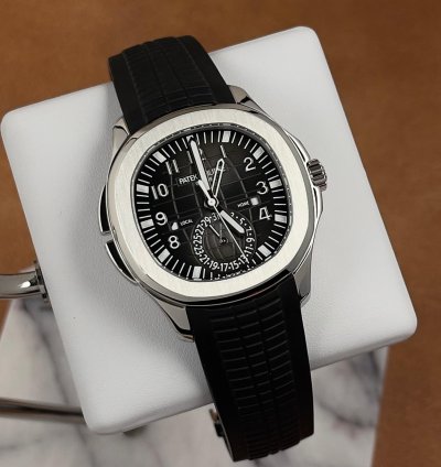 Patek Philippe Aquanaut Travel Time 5164 Dual Time Zone Complete Set In Stock