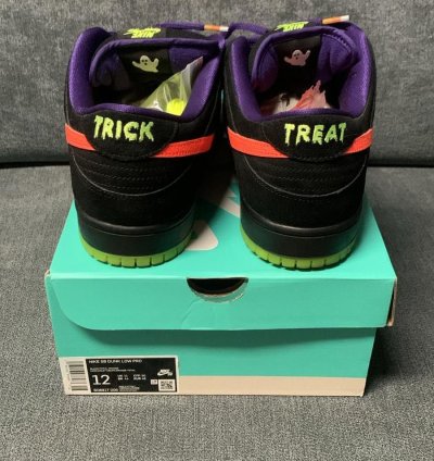 Nike Sb Dunk Low Night Of Mischief Us12 Halloween