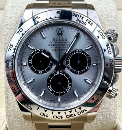 Rolex Daytona 126509 White Gold Silver Dial Unworn 2023