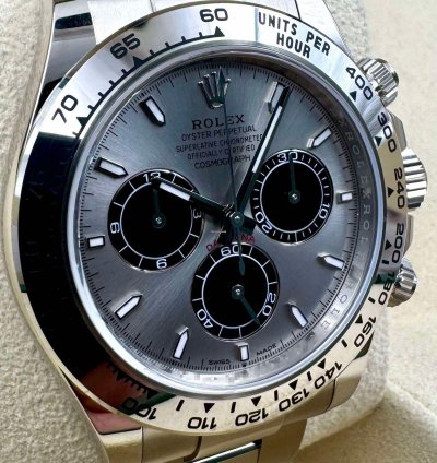 Rolex Daytona 126509 White Gold Silver Dial Unworn 2023
