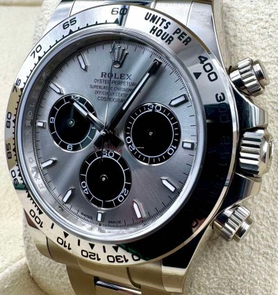 Rolex Daytona 126509 White Gold Silver Dial Unworn 2023