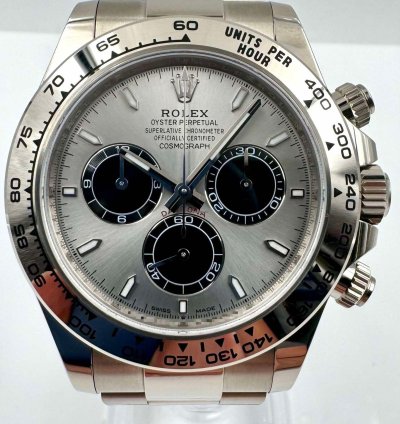Rolex Daytona 126509 White Gold Silver Dial Unworn 2023