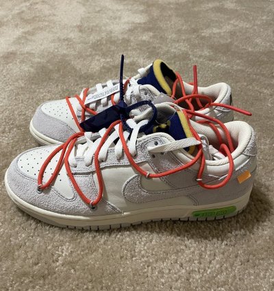 Nike Sb Dunk Low Off-white Lot 13 Of 50