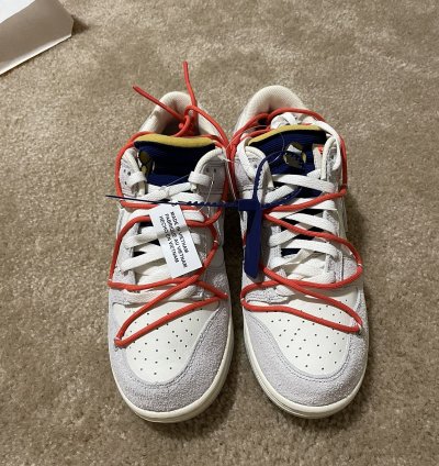 Nike Sb Dunk Low Off-white Lot 13 Of 50